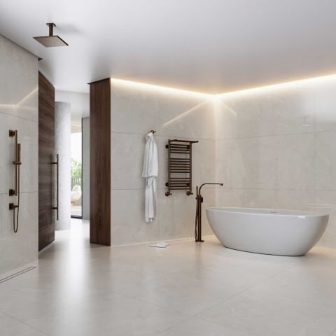 Porcelanato 80X80 Pulpis Bianco Satin Acetinado Retificado Biancogres - Imagem 2